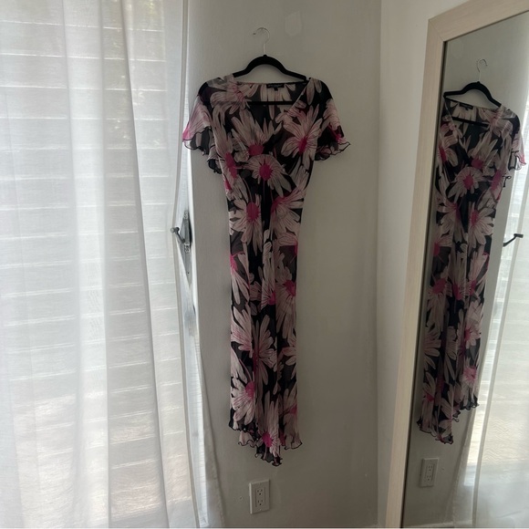 Vintage Betsey Johnson Flutter Sleeve Dress - Picture 6 of 7